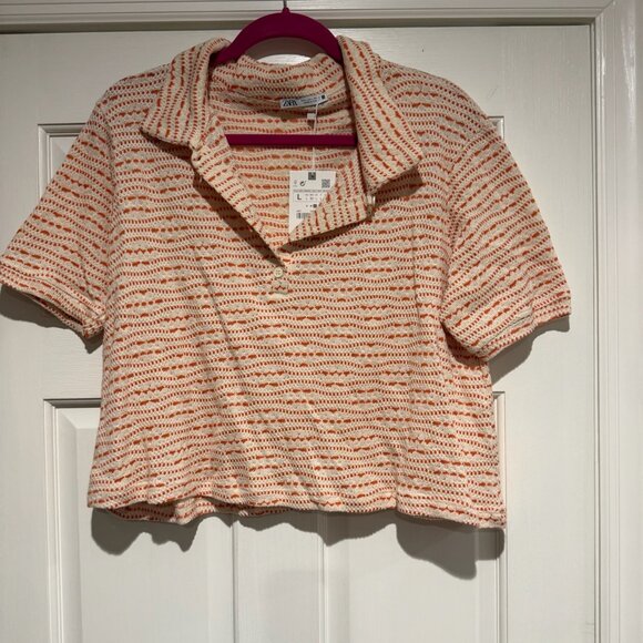 NWT Zara Crochet Top - Picture 1 of 4